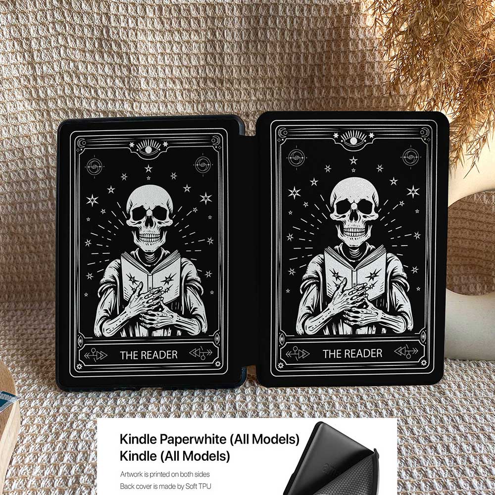 The Reader | Kindle Case - Black - IMCASE