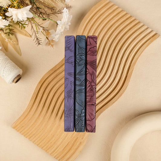 Floral Leather Kindle Case - Garnet