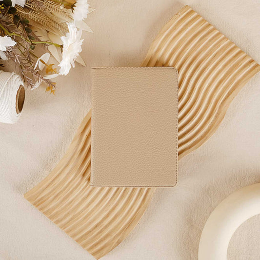 Lychee Pattern Leather Kindle Case - Khaki