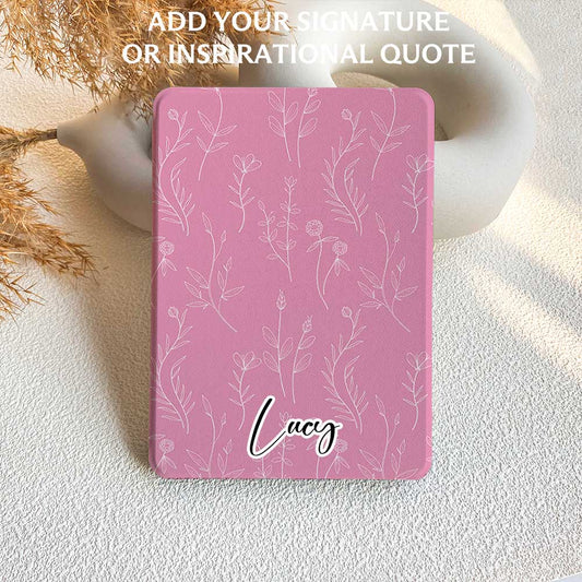 Aesthetics Botanical | Kindle Case - Pink - IMCASE