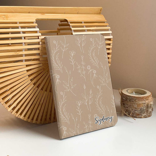 Aesthetics Botanical iPad Case - Khaki - IMCASE