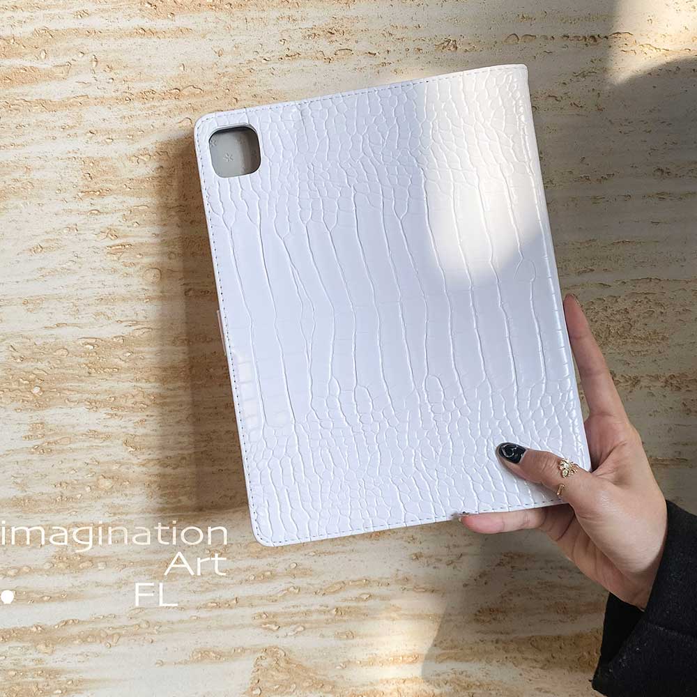 Leather iPad Case - White - IMCASE
