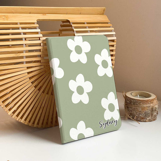 Flora iPad Case - Moss Green - IMCASE