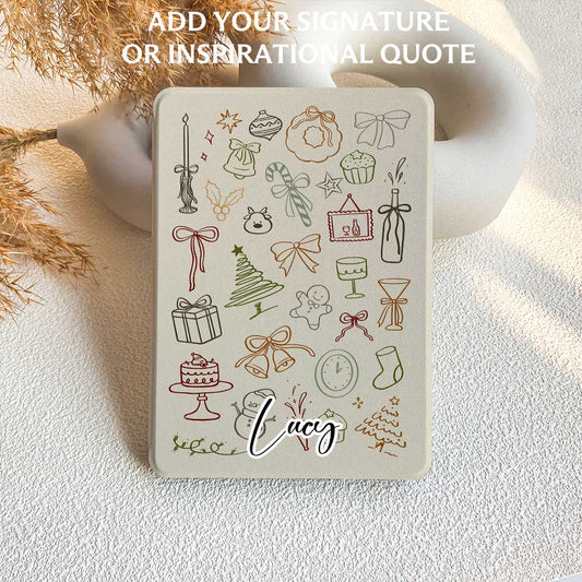 Christmas Doodle | Kindle Case - Colorful