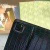 Leather iPad Case - Black - IMCASE