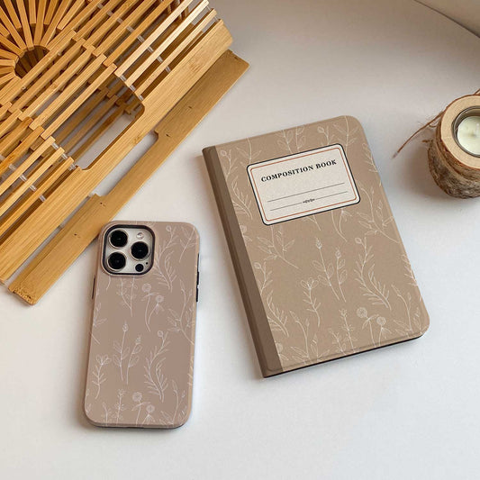Composition Book iPad Case - J