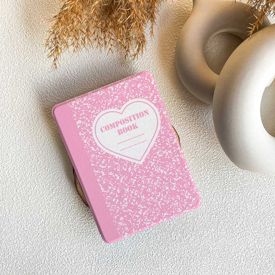 Heart Composition Book | Kindle Case - Pink - IMCASE