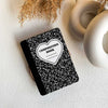 Heart Composition Book | Kindle Case - Black