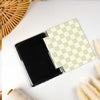 Checkerboard Art | Kindle Case - Light Green