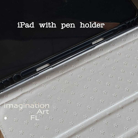Leather iPad Case - Black - IMCASE