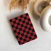 Checkerboard Art | Kindle Case - Black&Red