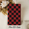 Checkerboard Art | Kindle Case - Black&Red