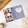 Heart Composition Book | Kindle Case - Blue