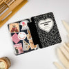 Heart Composition Book | Kindle Case - Black
