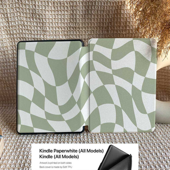 Mint Chessboard | Kindle Case - IMCASE