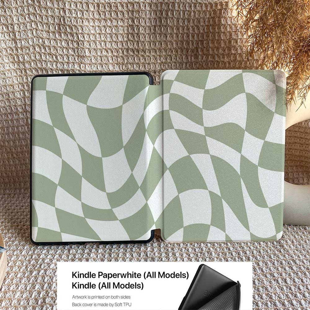 Mint Chessboard | Kindle Case - IMCASE