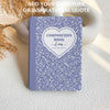 Heart Composition Book | Kindle Case - Blue