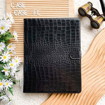 Leather iPad Case - Black - IMCASE