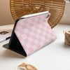 Checkerboard Art iPad Case - Pink