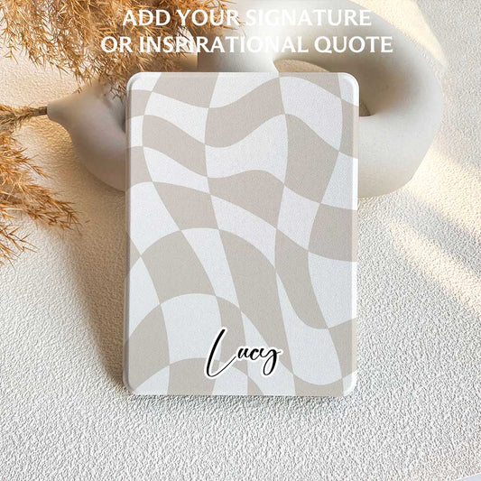 Khaki Chessboard | Kindle Case - IMCASE