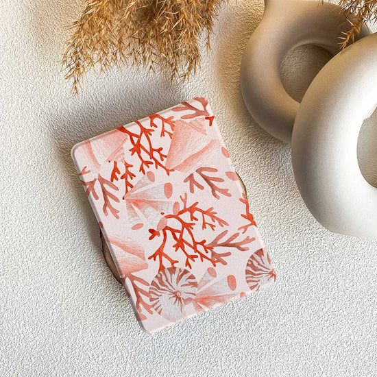 Crimson Coral | Kindle Case - Navy - IMCASE