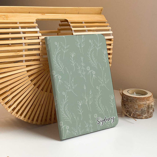 Aesthetics Botanical iPad Case - Mint - IMCASE