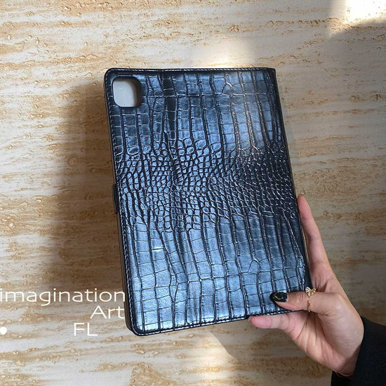 Leather iPad Case - Black - IMCASE