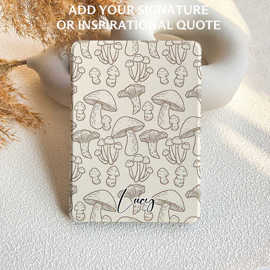 Sketch Shroom | Kindle Case - Khaki - IMCASE