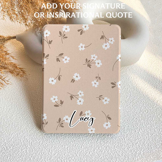 Khaki Blossoms | Kindle Case - IMCASE