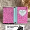 Heart Composition Book | Kindle Case - Neon Pink