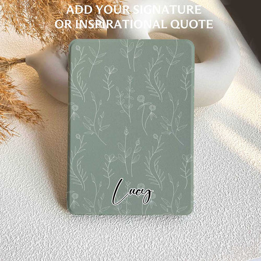 Aesthetics Botanical | Kindle Case - Mint - IMCASE