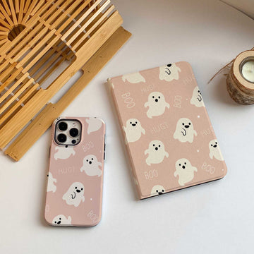 Ghost Boo iPad Case - Apricot