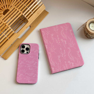 Aesthetics Botanical iPad Case - Pink - IMCASE