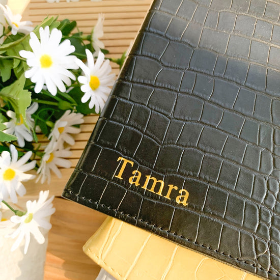 Leather iPad Case - Black - IMCASE