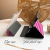 Stripe Pattern iPad Case - Barbie Pink