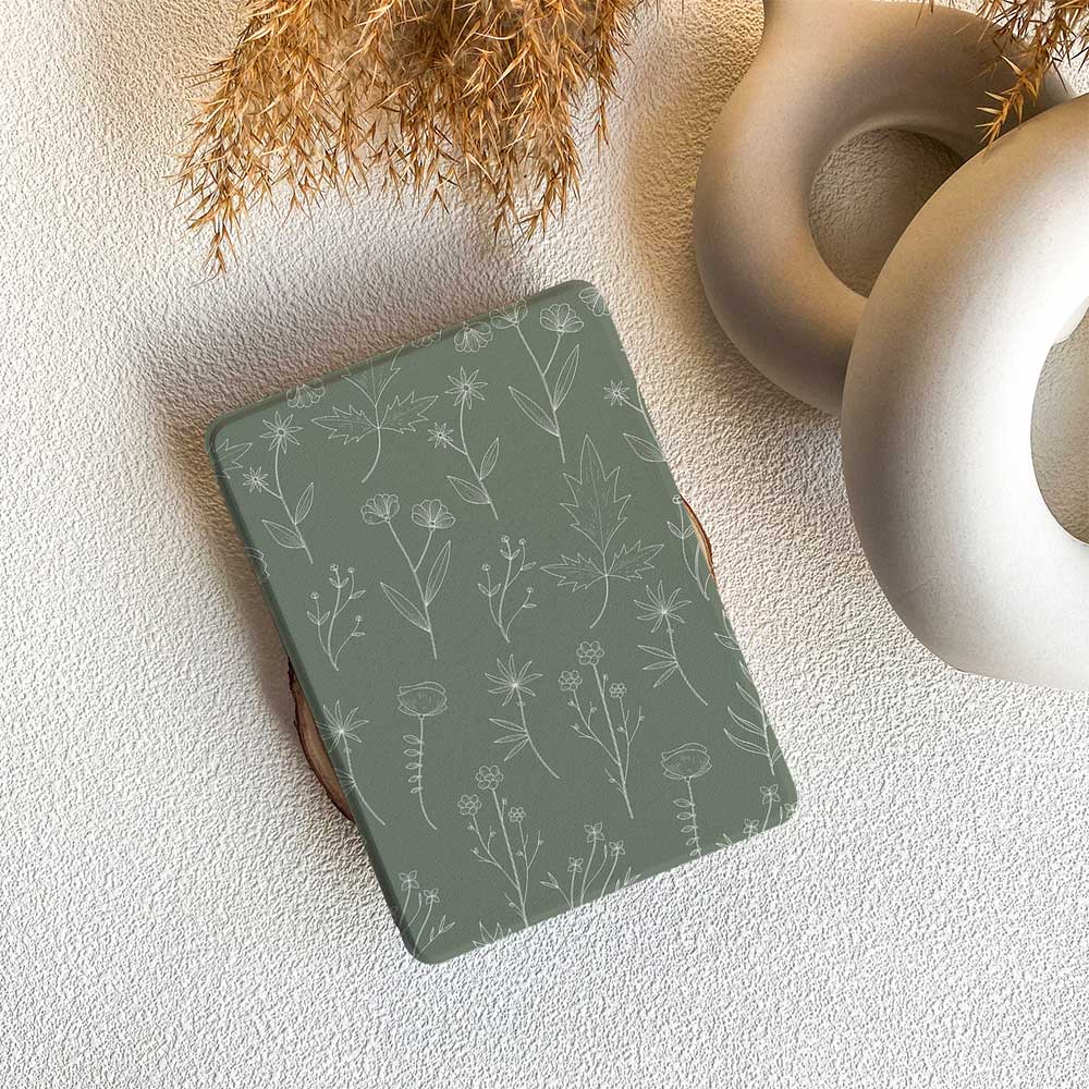 Aesthetics Botanical | Kindle Case - Dark Green - IMCASE