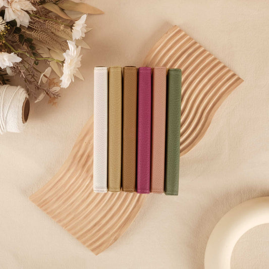 Lychee Pattern Leather Kindle Case - Pink