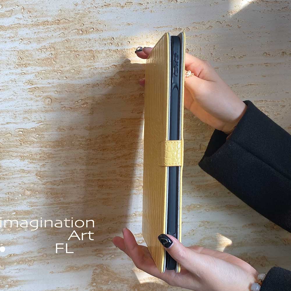 Leather iPad Case - Yellow - IMCASE