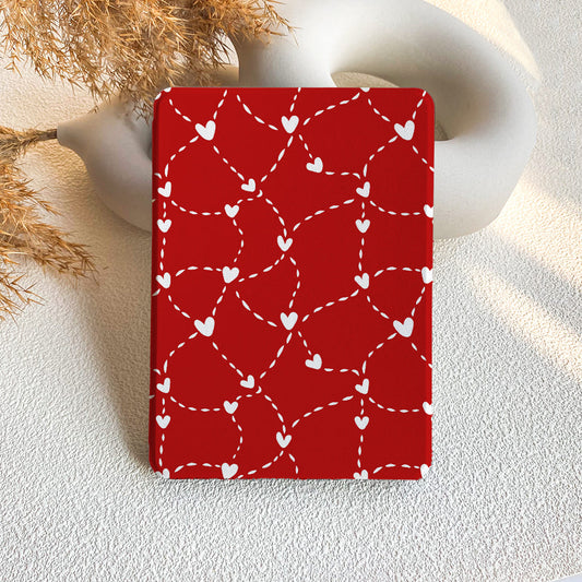 Dot Heart | Red Kindle Case