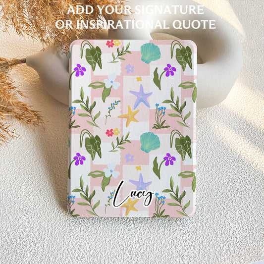 Leaf Grid - B | Kindle Case