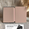 Pink & Green Stripes | Kindle Case