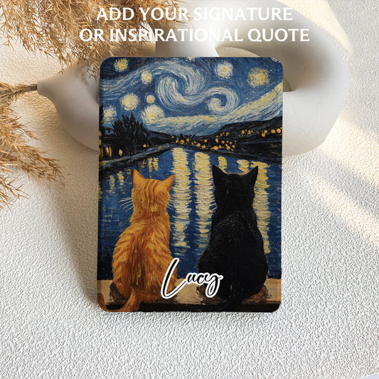 Starry Night Cats | Kindle Case