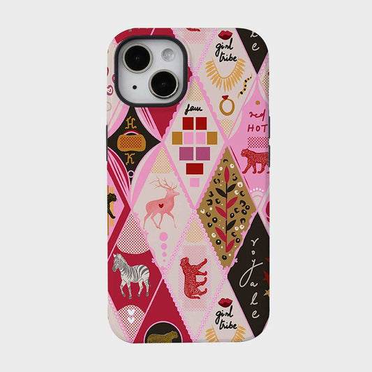Velvet Orchard Diamonds | iPhone Case -A