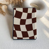 Wavy Check | Kindle Case - Brown & Cream