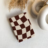 Wavy Check | Kindle Case - Brown & Cream