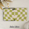 Wavy Check | Kindle Case - Green