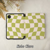 Wavy Check | Kindle Case - Green