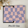 Wavy Check | Kindle Case - Pink & Purple