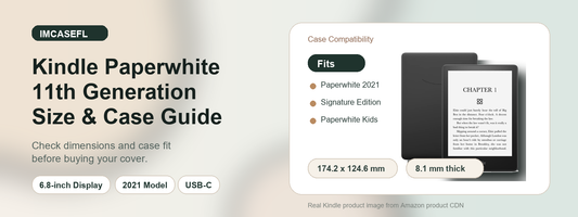 Kindle Paperwhite 11th Generation Size & Case Compatibility Guide