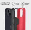 Stripe Pattern  | iPhone Case - Red